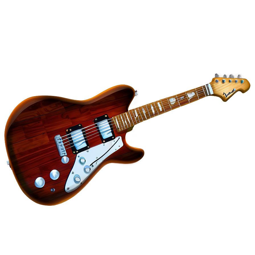 Electric Guitar Sketch Png Xcx10 PNG