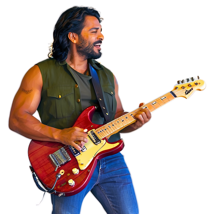 Electric Guitar Solo Png 05252024 PNG