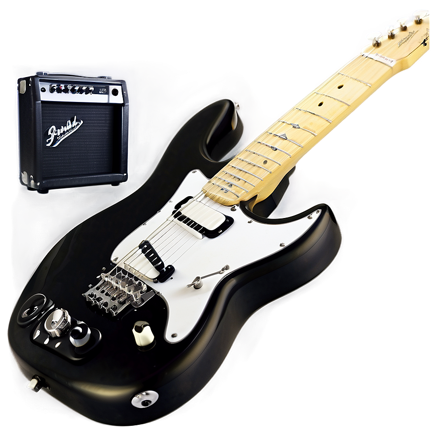 Electric Guitar With Amp Png Aii PNG
