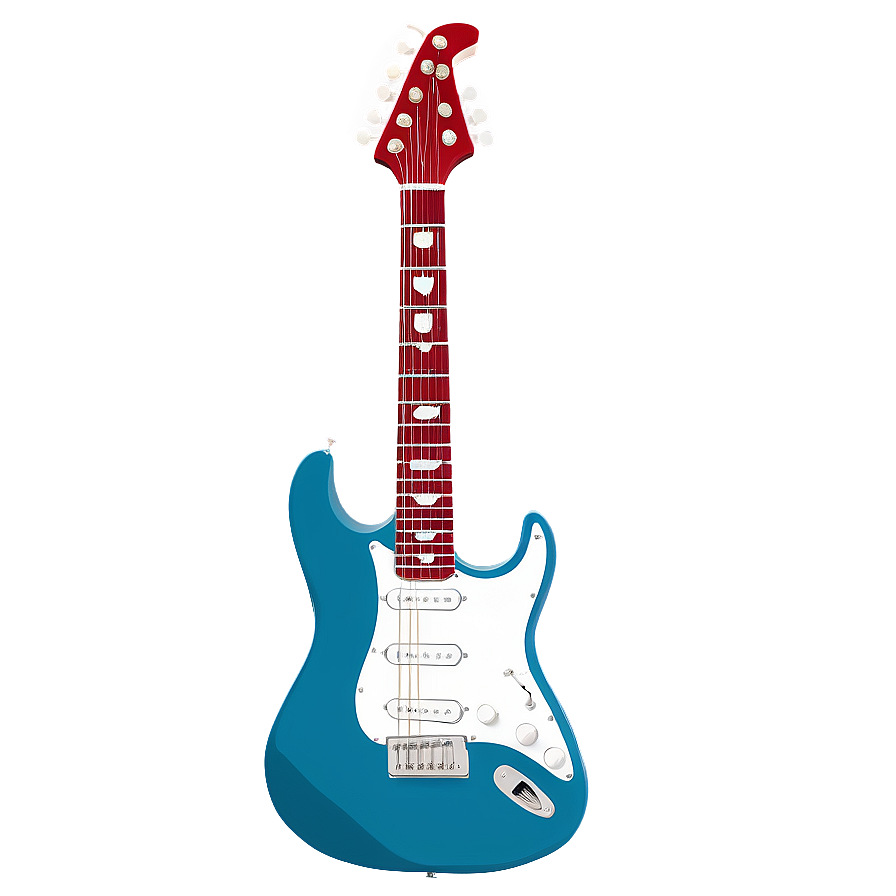 Download Electric Guitar With Skulls Png Psp66 | Wallpapers.com