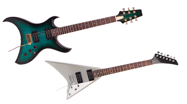 Electric Guitars Dual Designs PNG