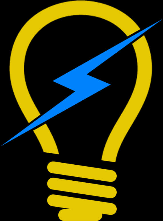 Electric Lightbulb Logo PNG