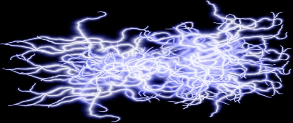Electric Plasma Energy Background PNG