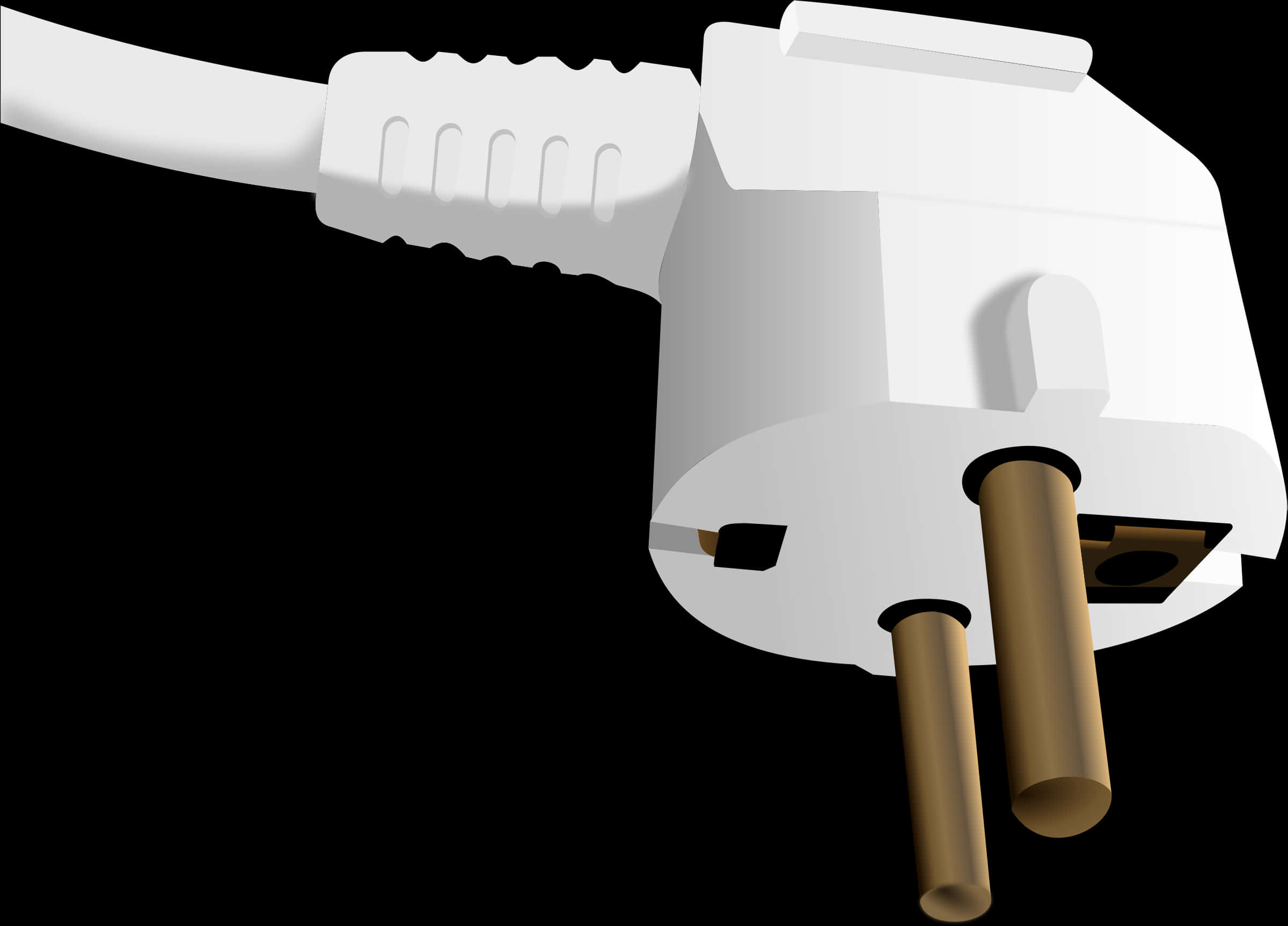 Electric Plug3 D Rendering PNG