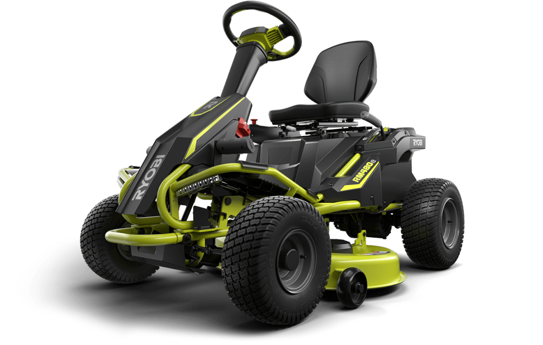 Electric Riding Lawn Mower PNG