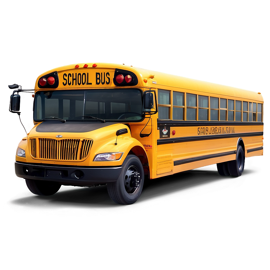 Download Electric School Bus Model Png Pfo | Wallpapers.com