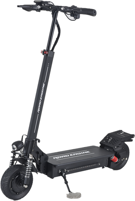 Electric Scooter Black Model PNG