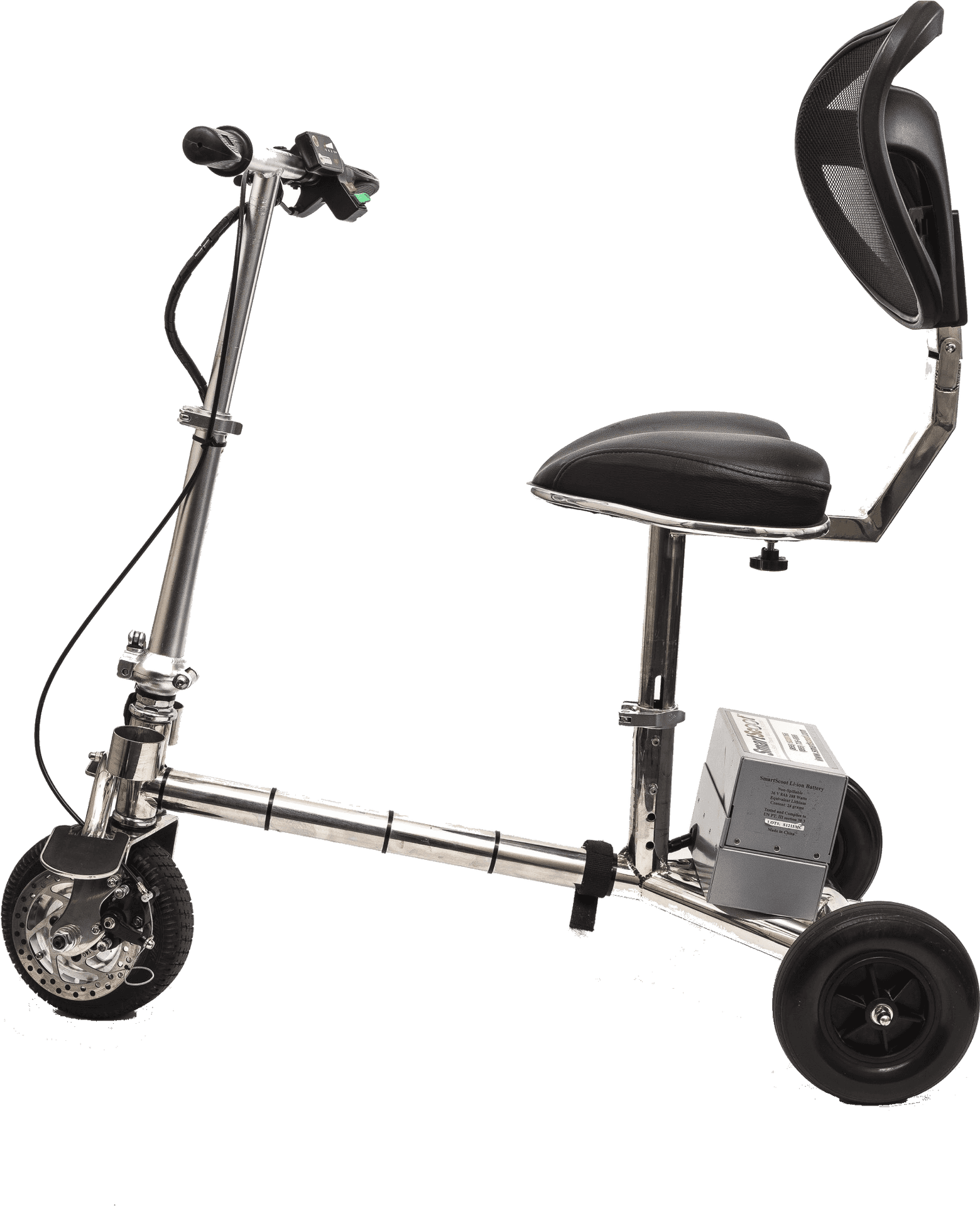 Electric Scooter With Seat.png PNG