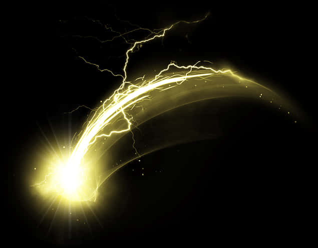 Electric Shine Artistic Representation PNG