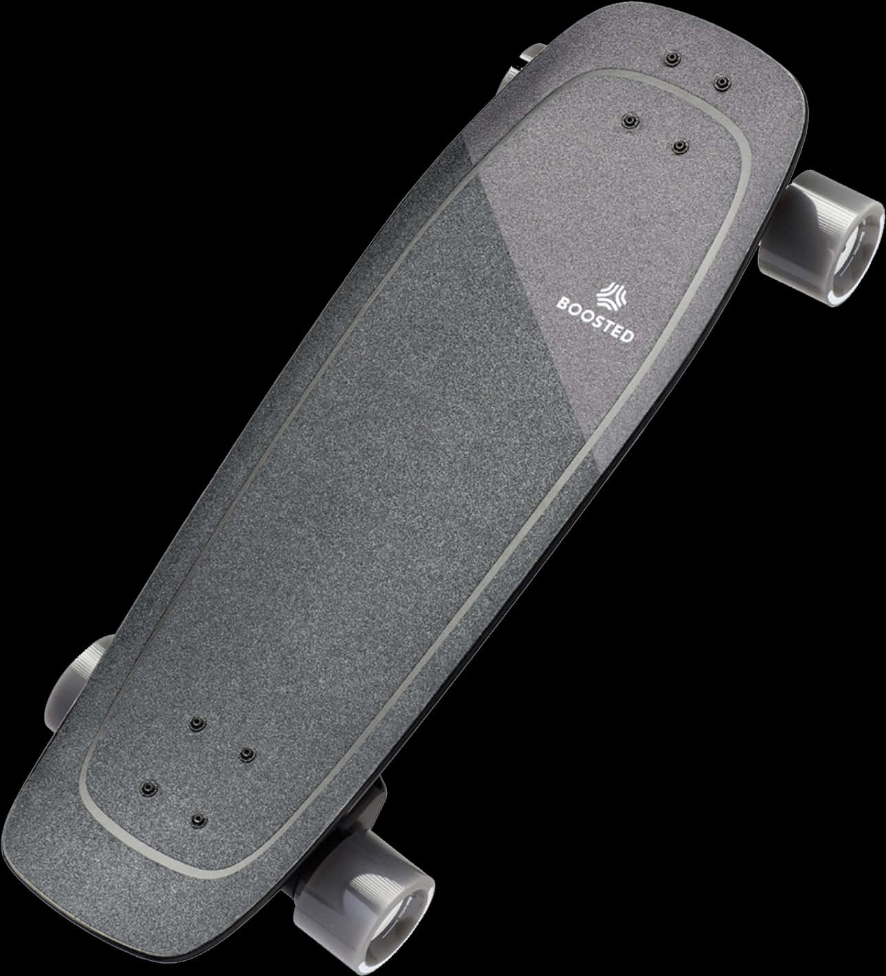 Electric Skateboard Boosted Board Top View PNG