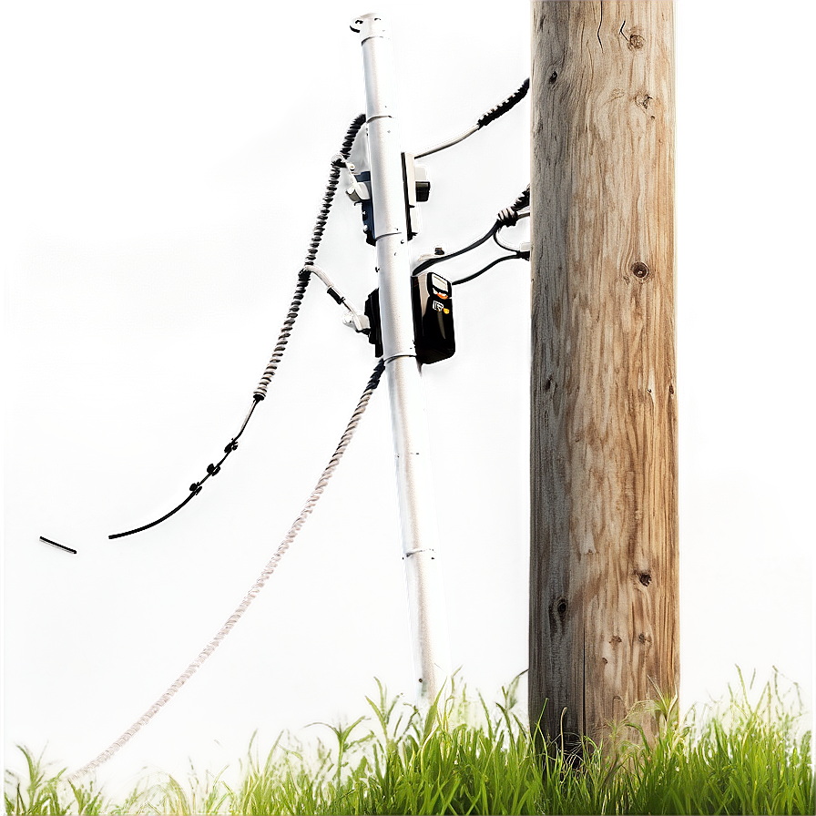 Electric Telephone Pole Png 06132024 PNG