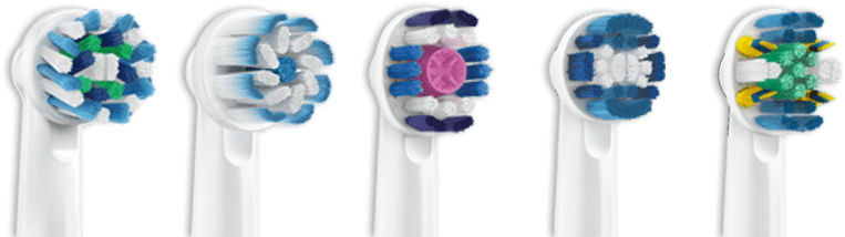 Electric Toothbrush Heads Variety PNG