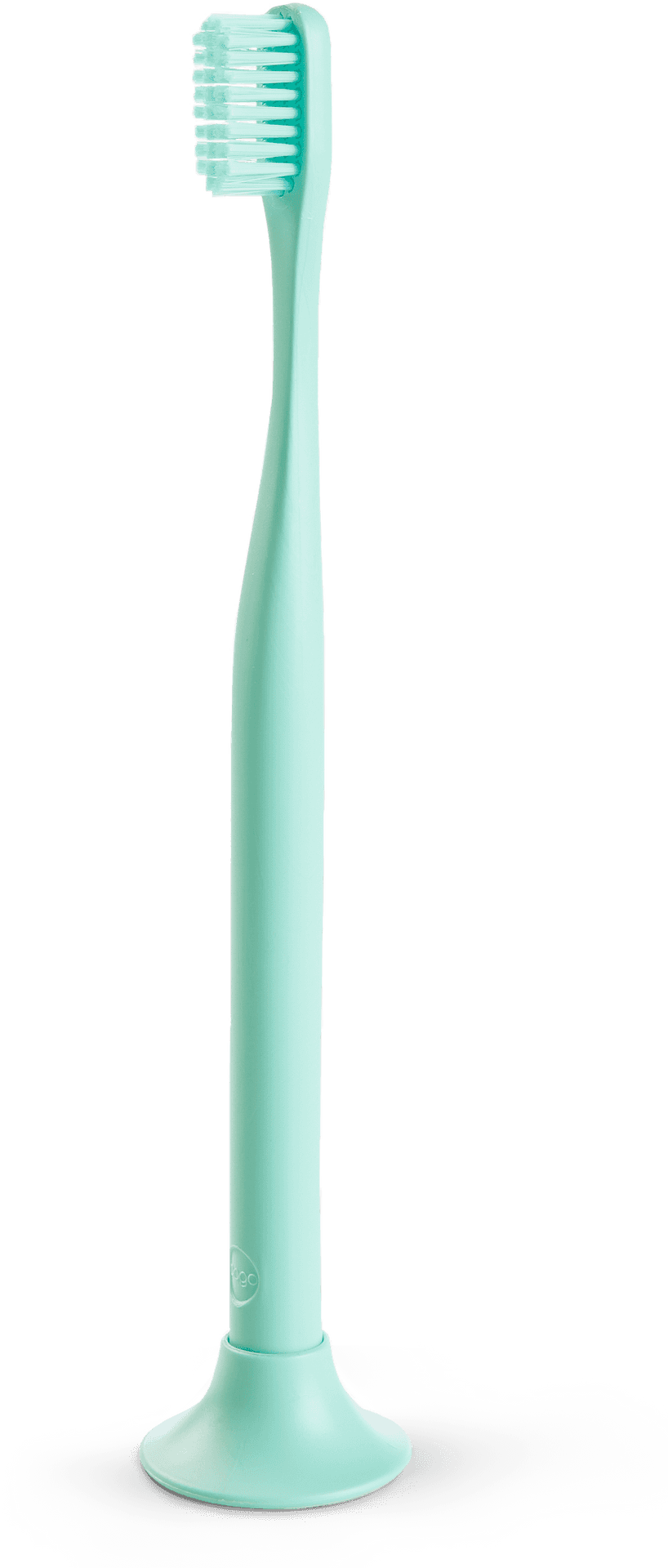 Electric Toothbrush Mint Green Standing PNG