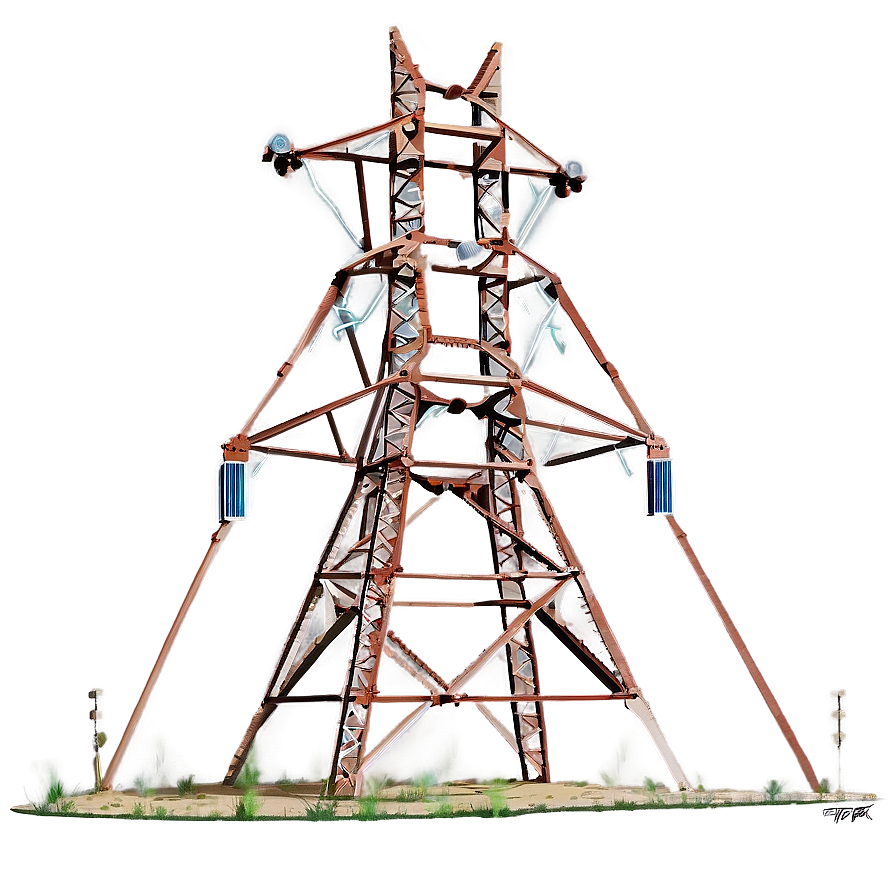 Electric Tower Png 06202024 PNG