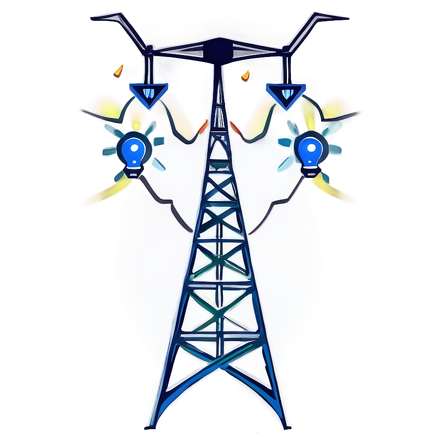 Electric Tower Png 06202024 PNG