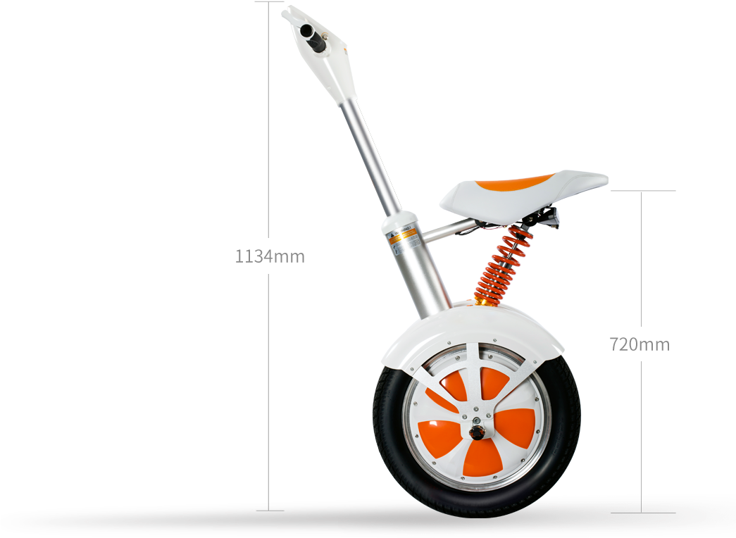 Electric Unicycle Product Shot PNG