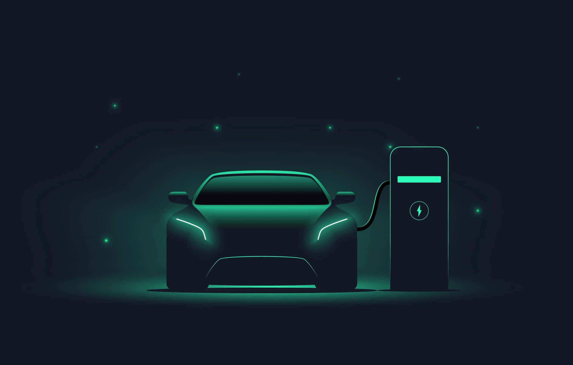 Electric Vehicle Charging on the Go Wallpaper