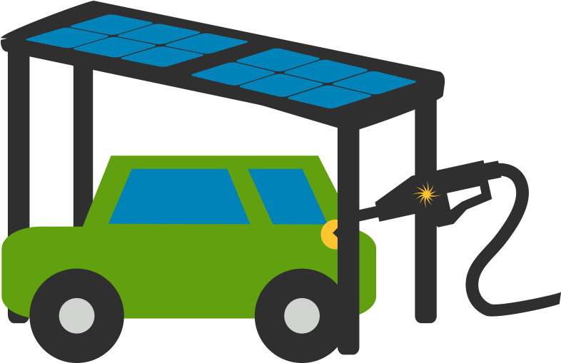 Electric Vehicle Charging Station PNG