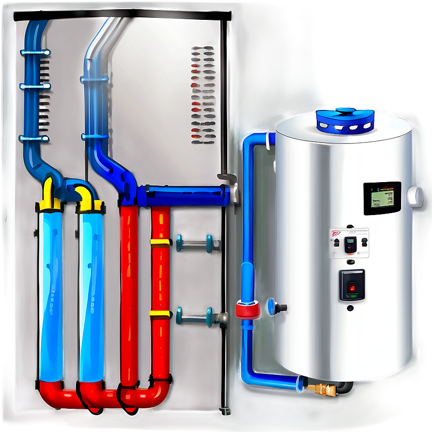 Electric Water Heater Setup Png Fhf37 PNG