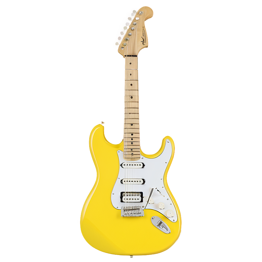 Electric Yellow Guitar Png 41 PNG