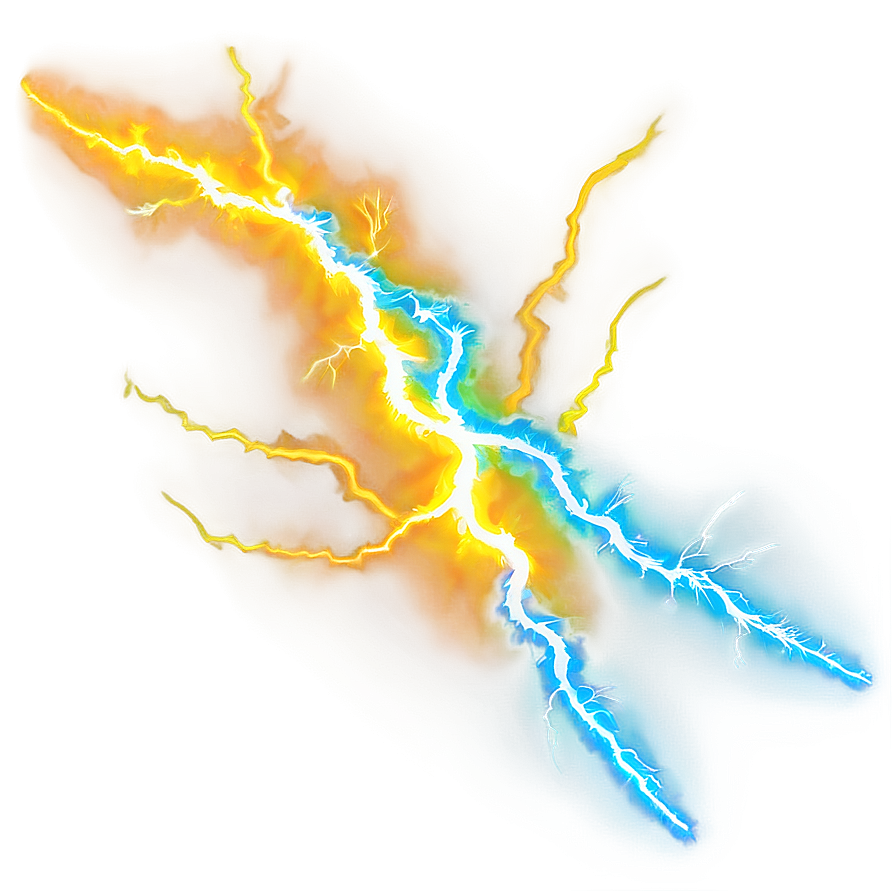 Electric Yellow Lightning Png Dkh PNG