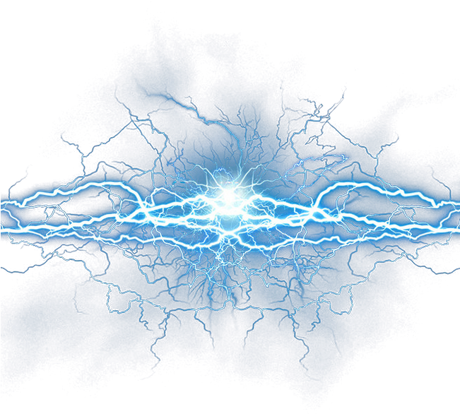 Electric_ Blue_ Lightning PNG