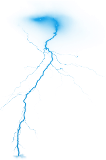 Electric_ Blue_ Lightning_ Bolt PNG