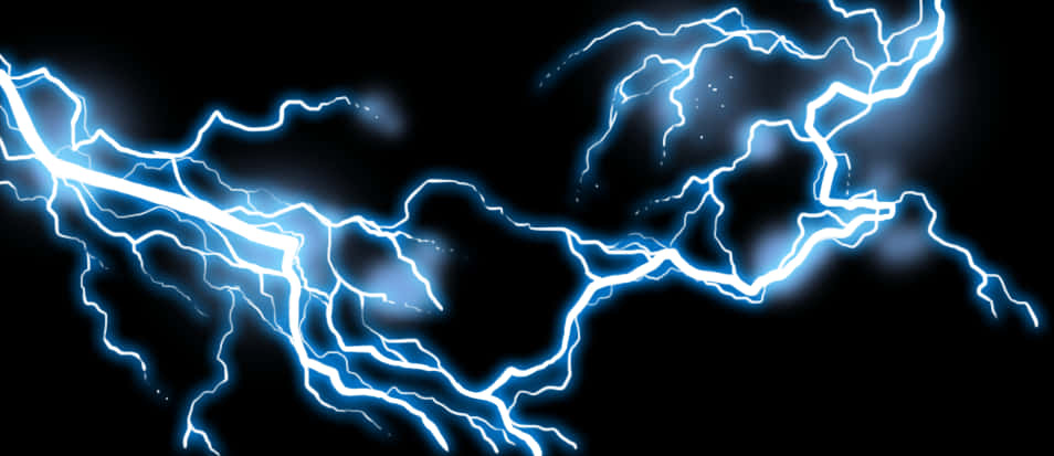 Electric_ Blue_ Lightning_ Bolts_ Background PNG