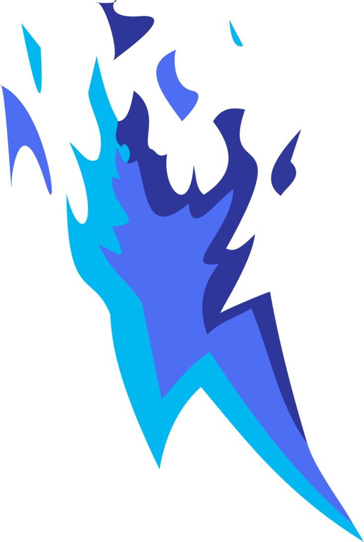 Electric_ Blue_ Thunderbolt_ Vector PNG