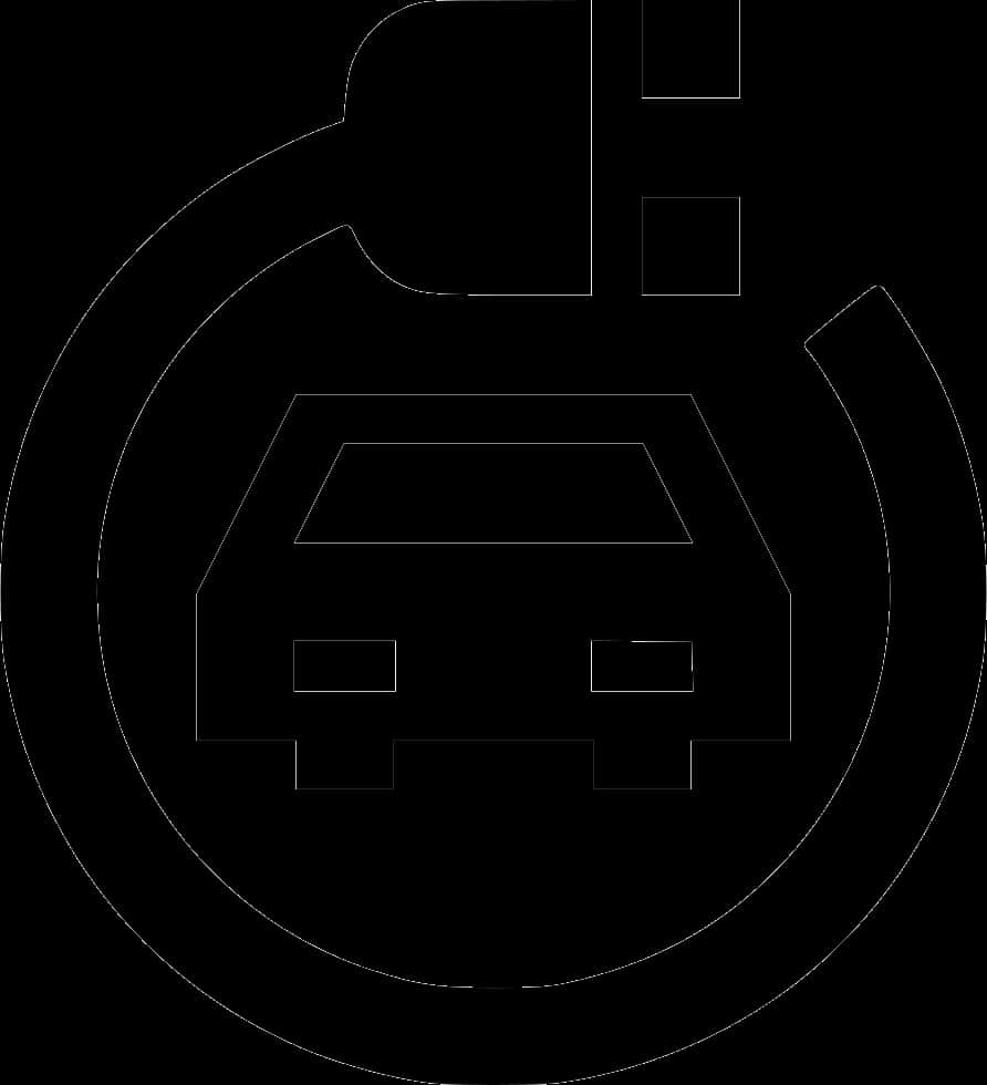 Electrical Outlet Symbol Outline PNG