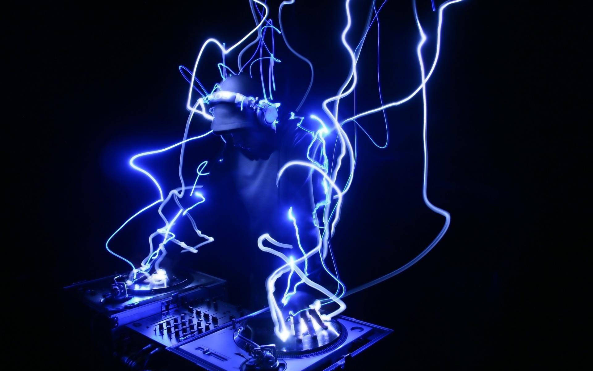Electricity Effect On Dj Picture