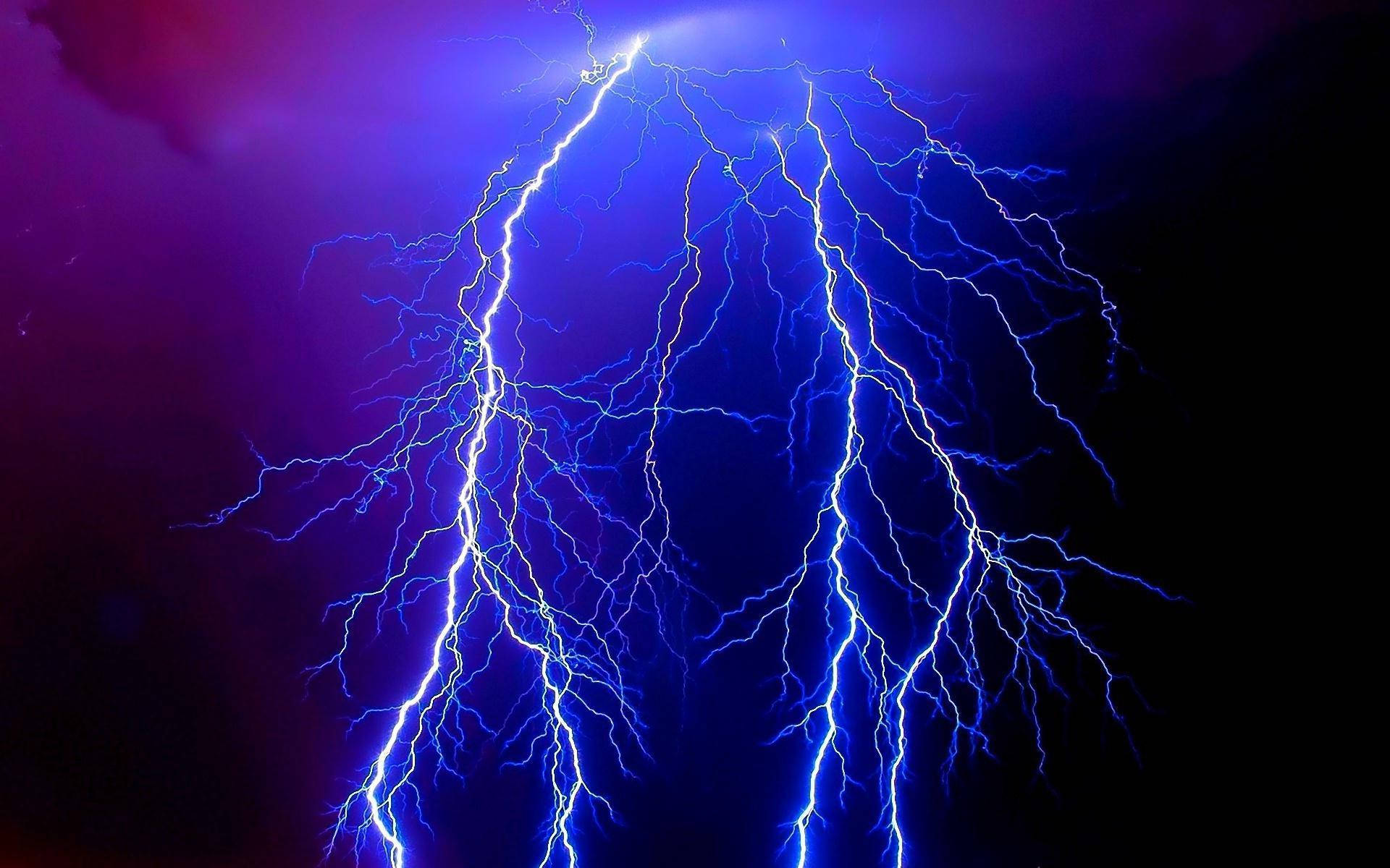 Electricity Lightning Bolts Wallpaper