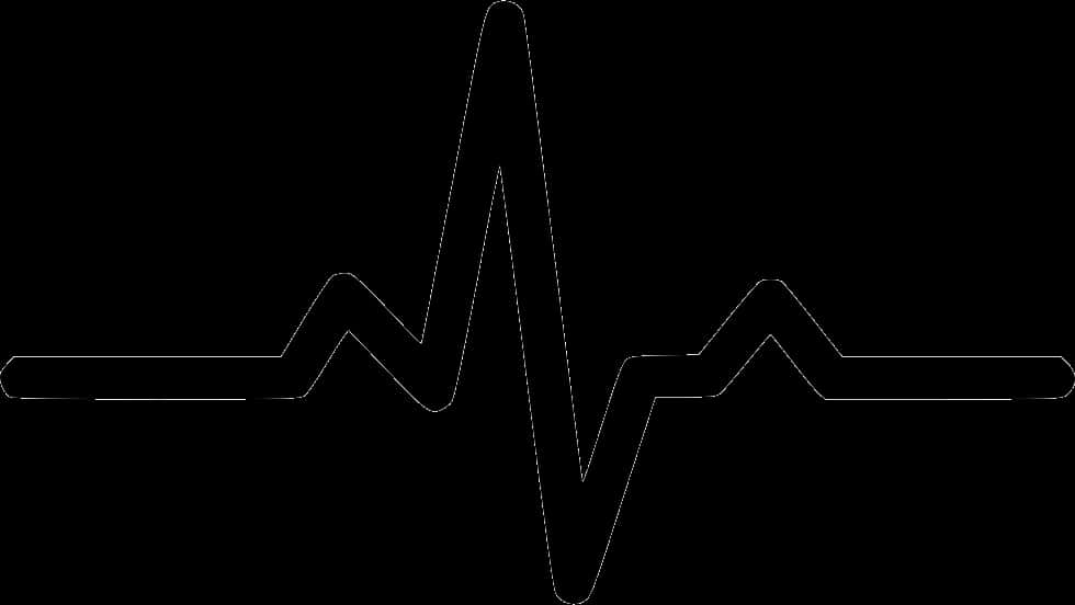 Electrocardiogram Heartbeat Line PNG