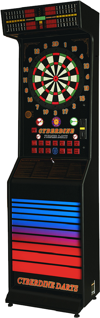 Electronic Dartboard Arcade Style Machine PNG