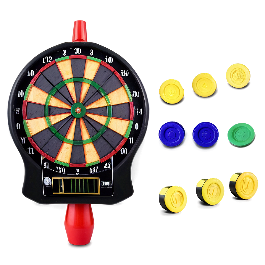 Electronic Dartboard Game Png 06242024 PNG