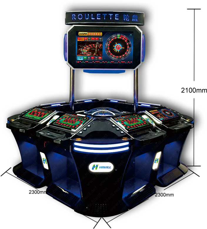 Electronic Multiplayer Roulette Machine PNG