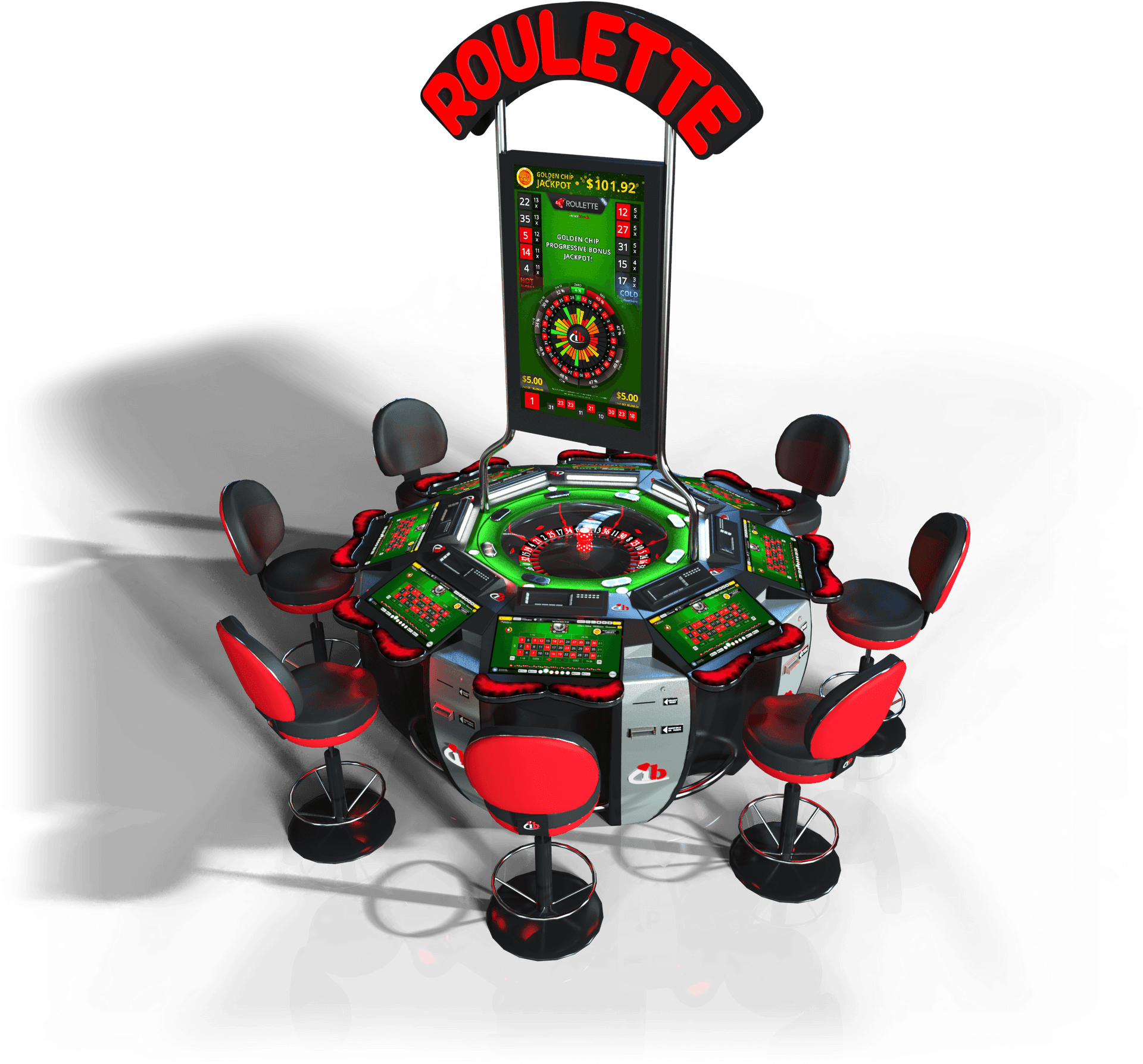 Electronic Roulette Machine PNG
