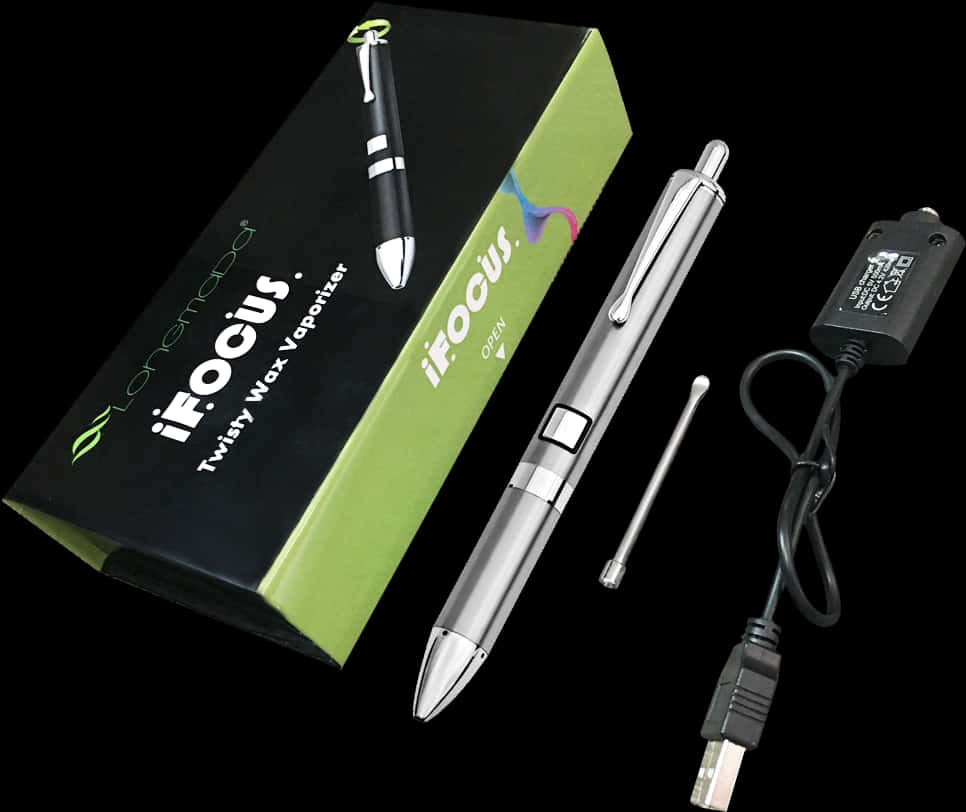 Electronic Vaporizer Penand Accessories PNG