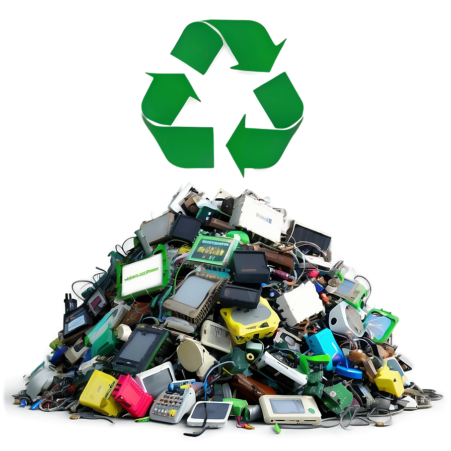 Electronic Waste Pile Png 06212024 PNG