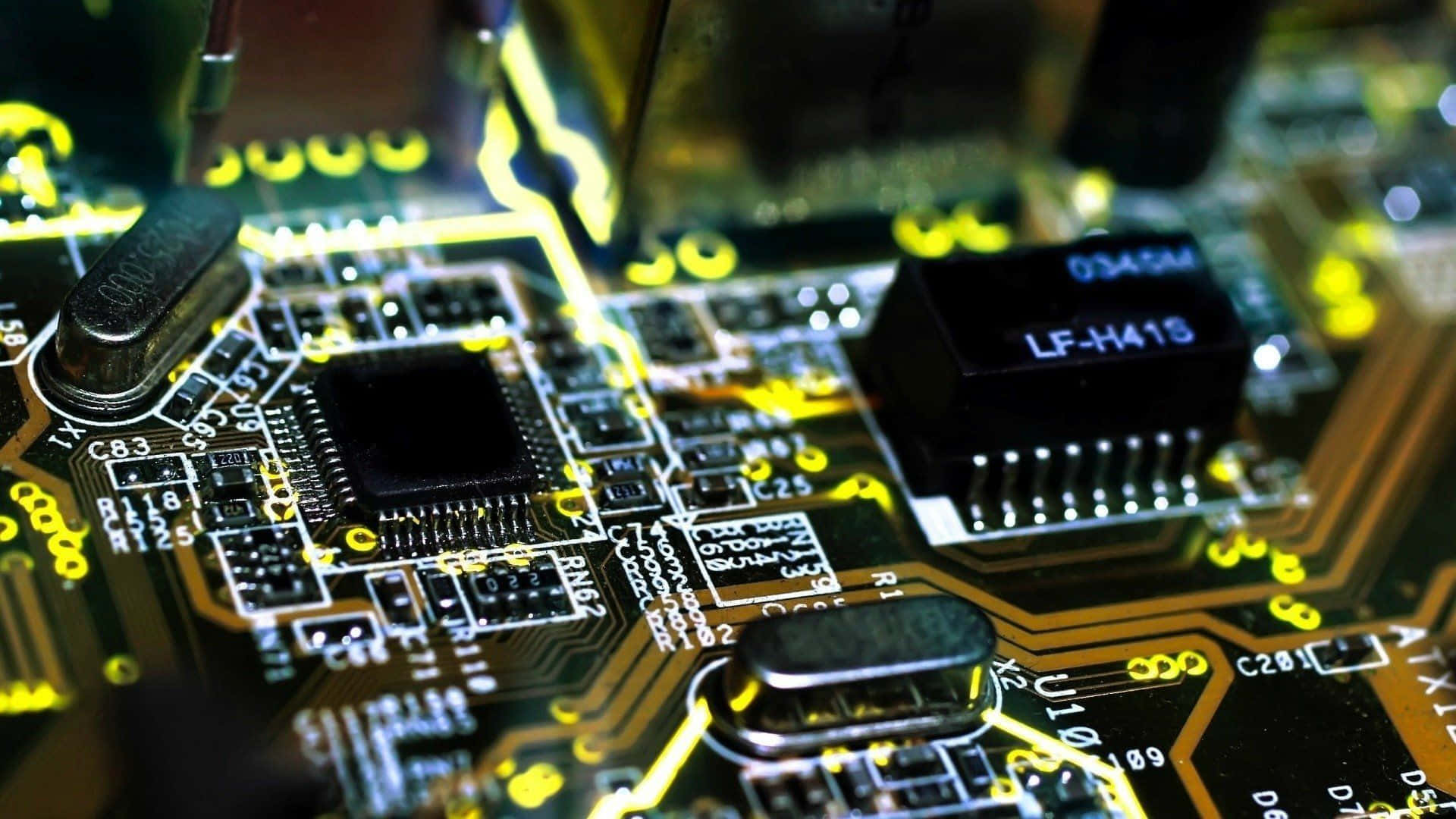 Advanced Electronic Components on Circuit Board
