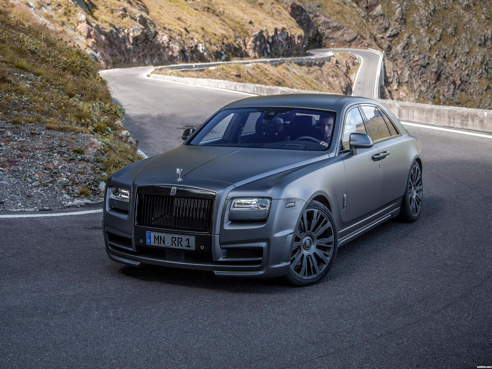 Elegance In Motion: The Rolls Royce Ghost Wallpaper
