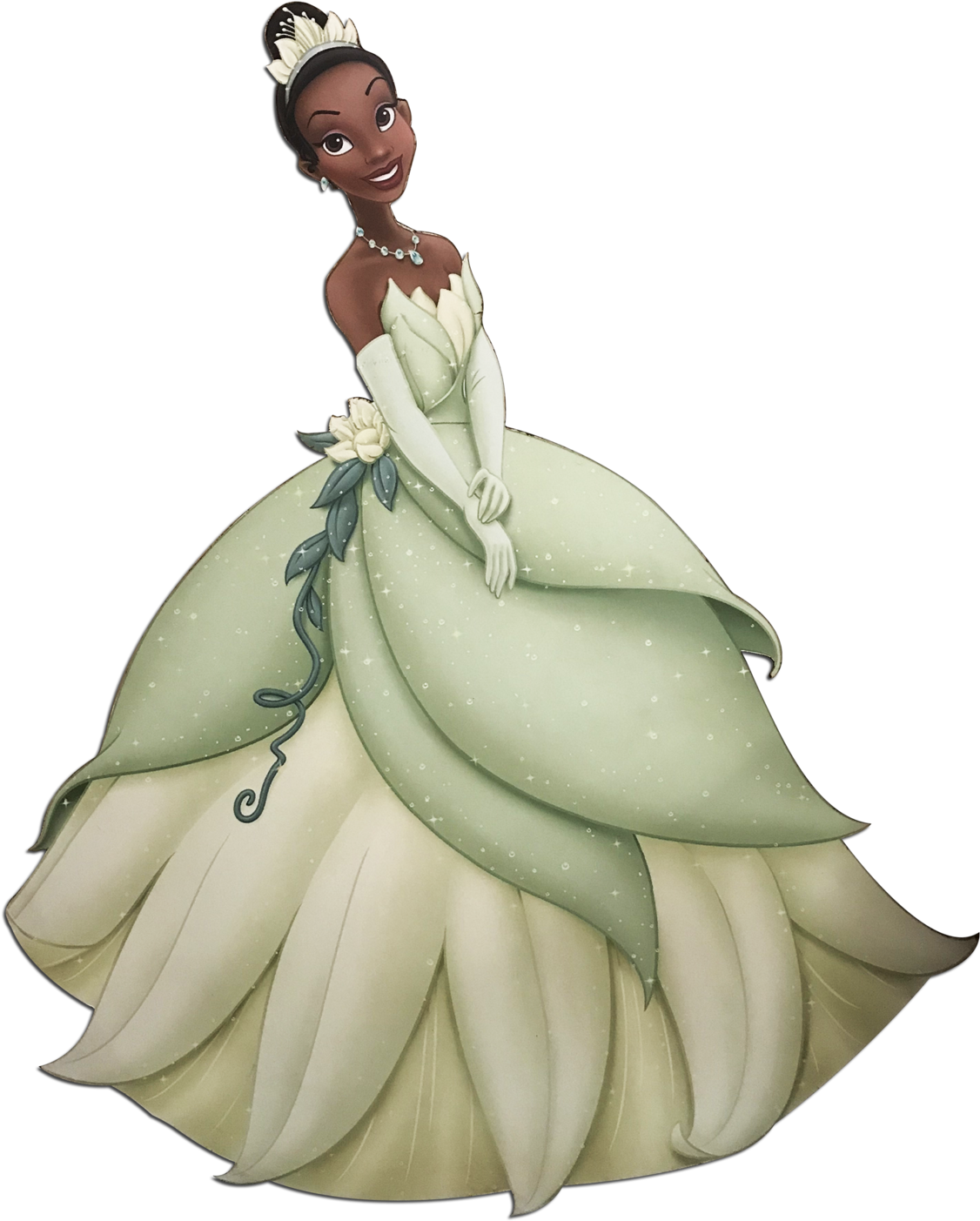 Elegant Animated Bride Illustration PNG