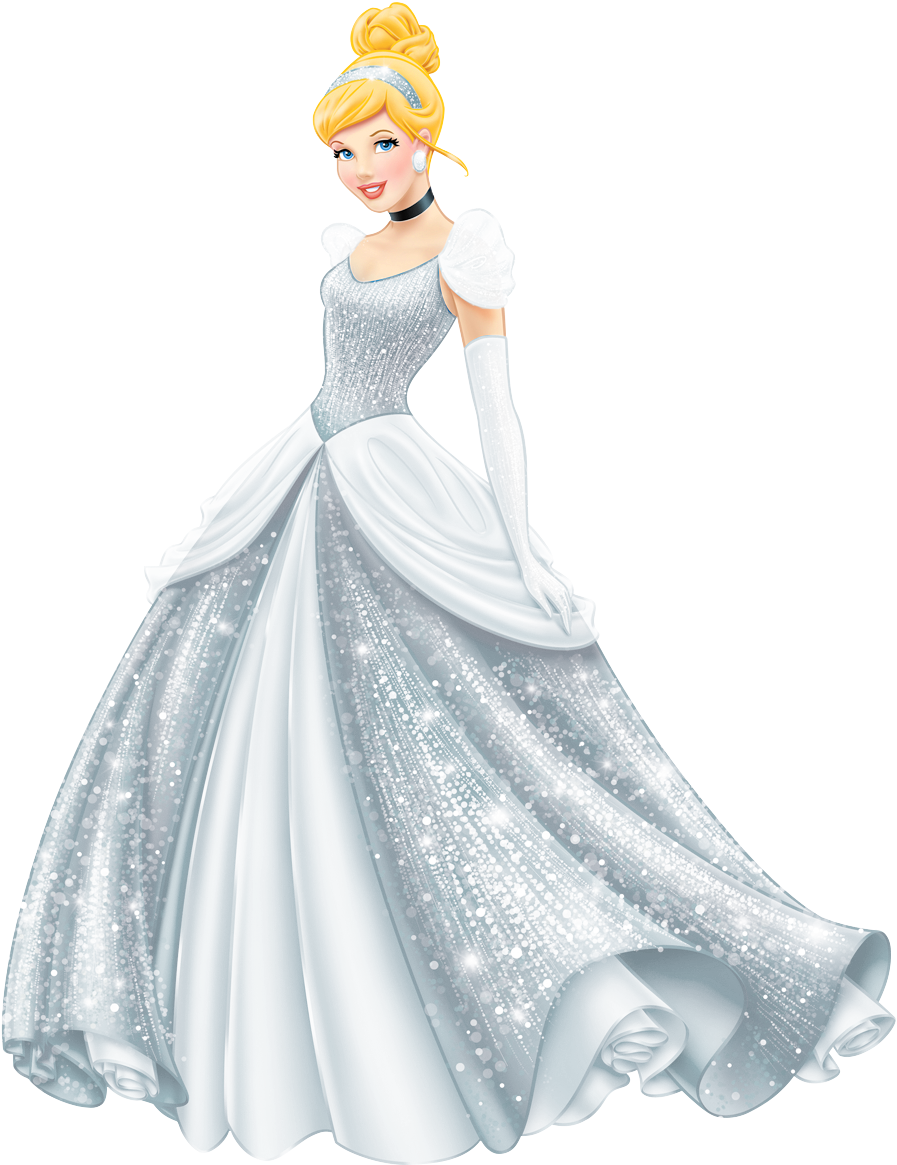 Elegant Animated Princess PNG