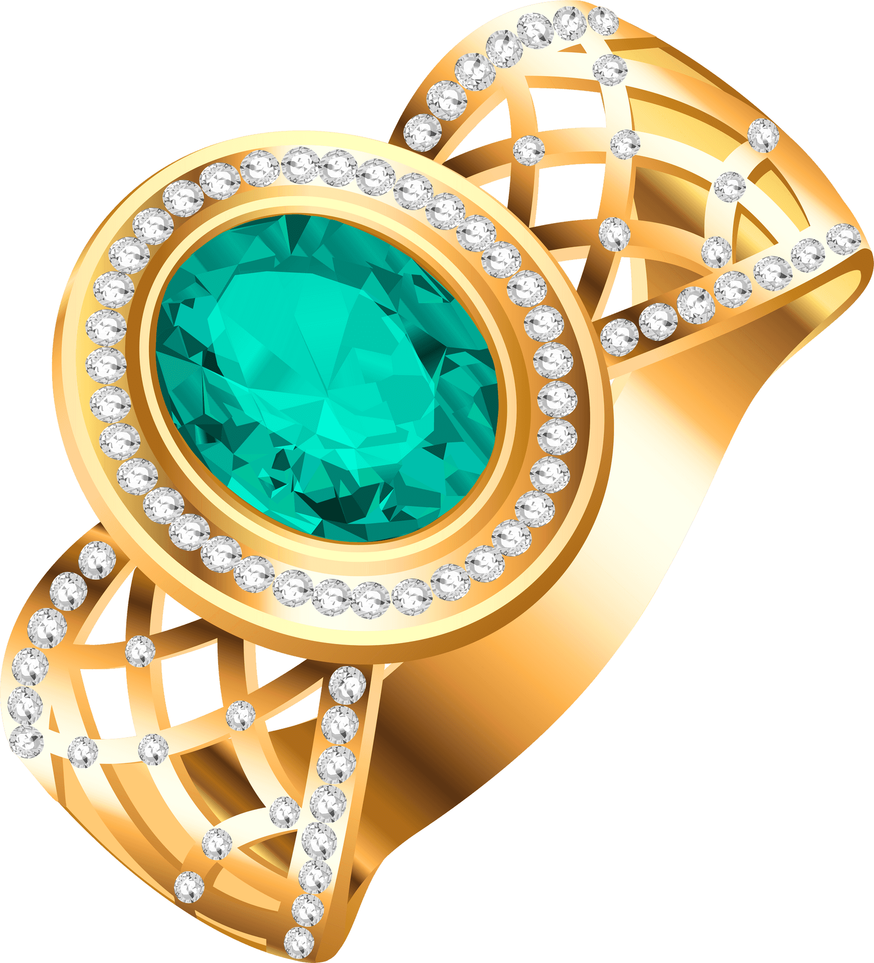 Download Elegant Aquamarine Diamond Ring Design | Wallpapers.com