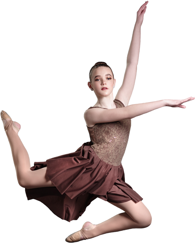 Elegant Ballet Dancer Pose PNG