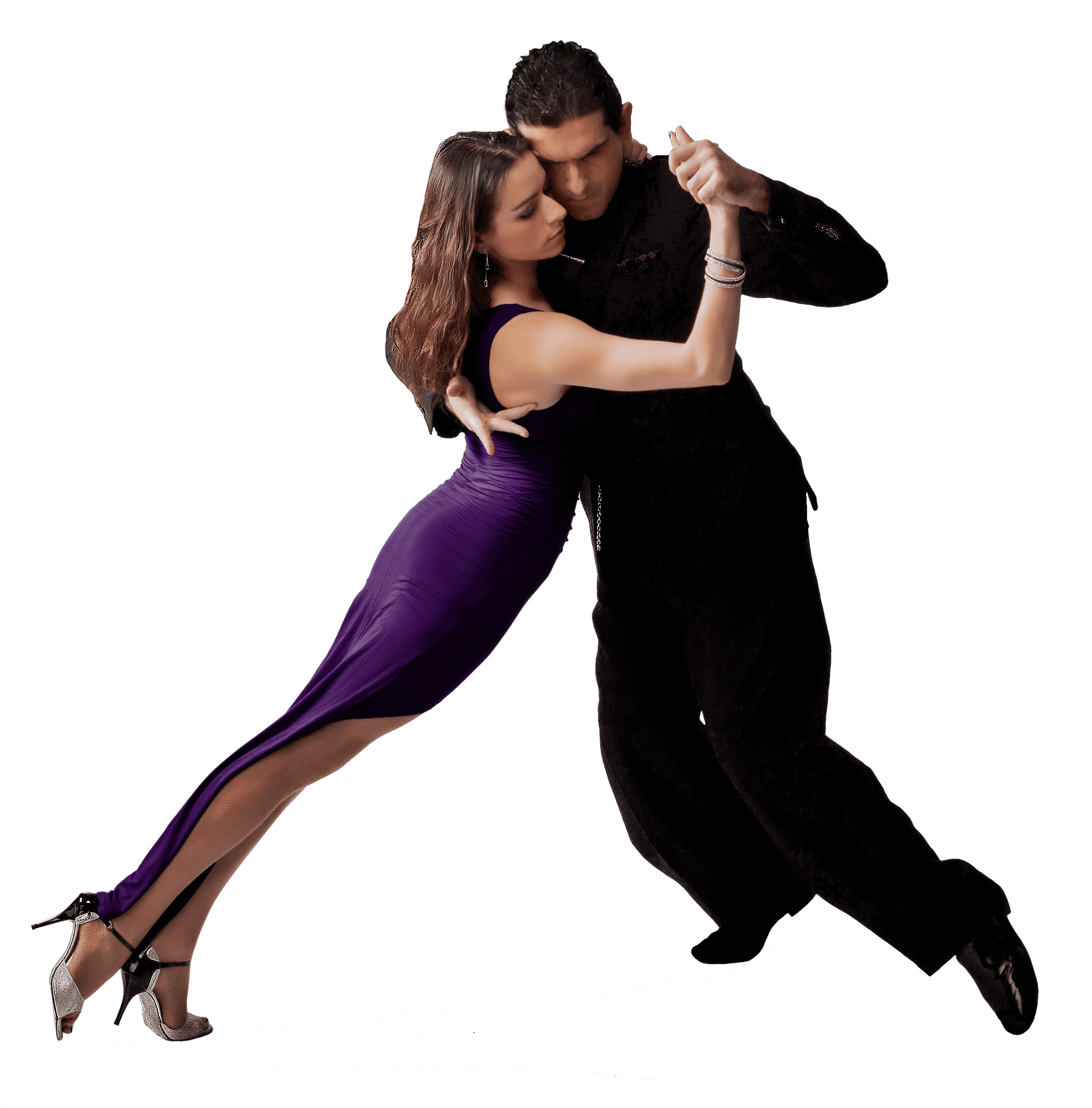 Elegant Ballroom Dance Pose PNG