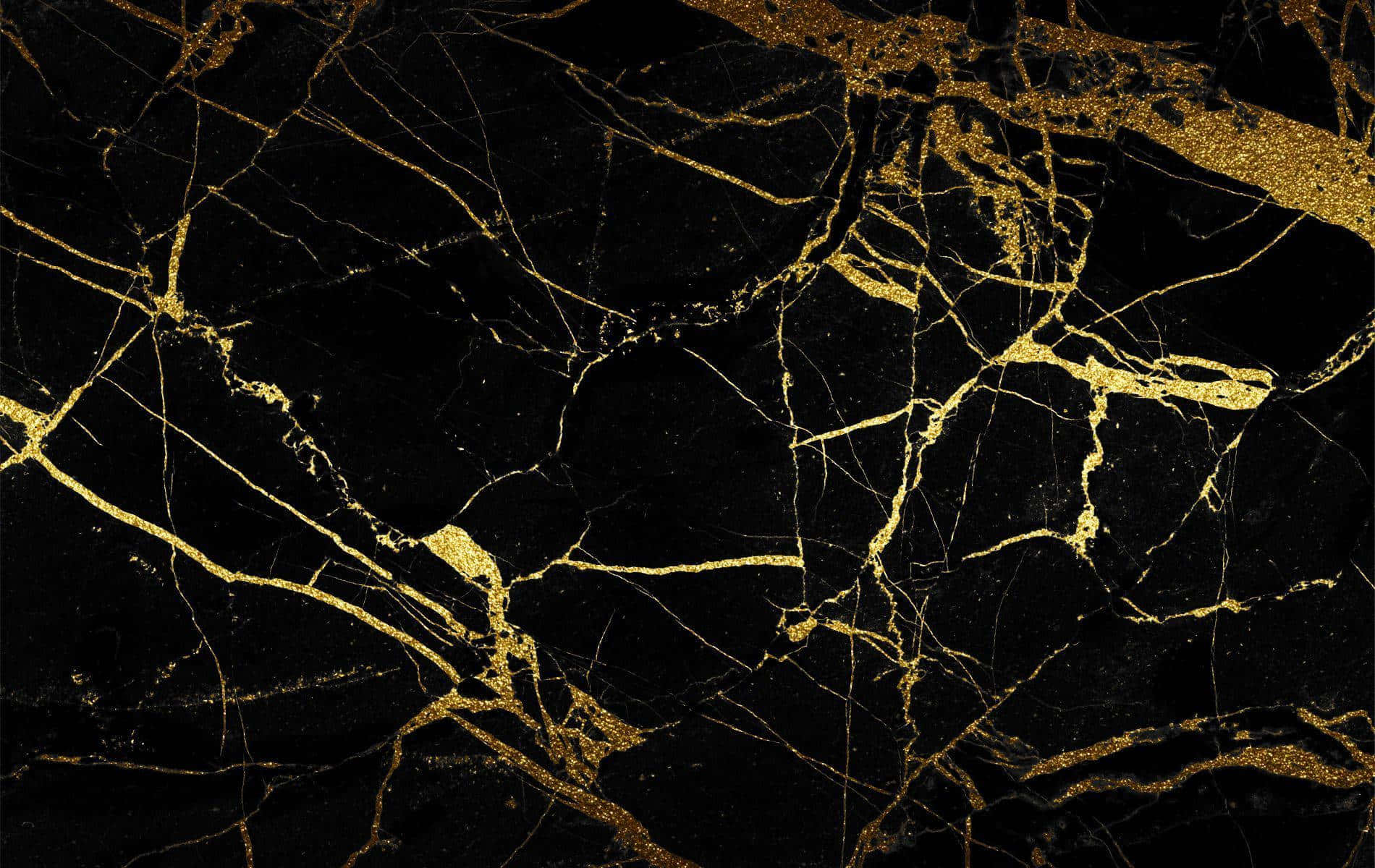 Schwarzerund Goldener Marmor-hintergrund Wallpaper
