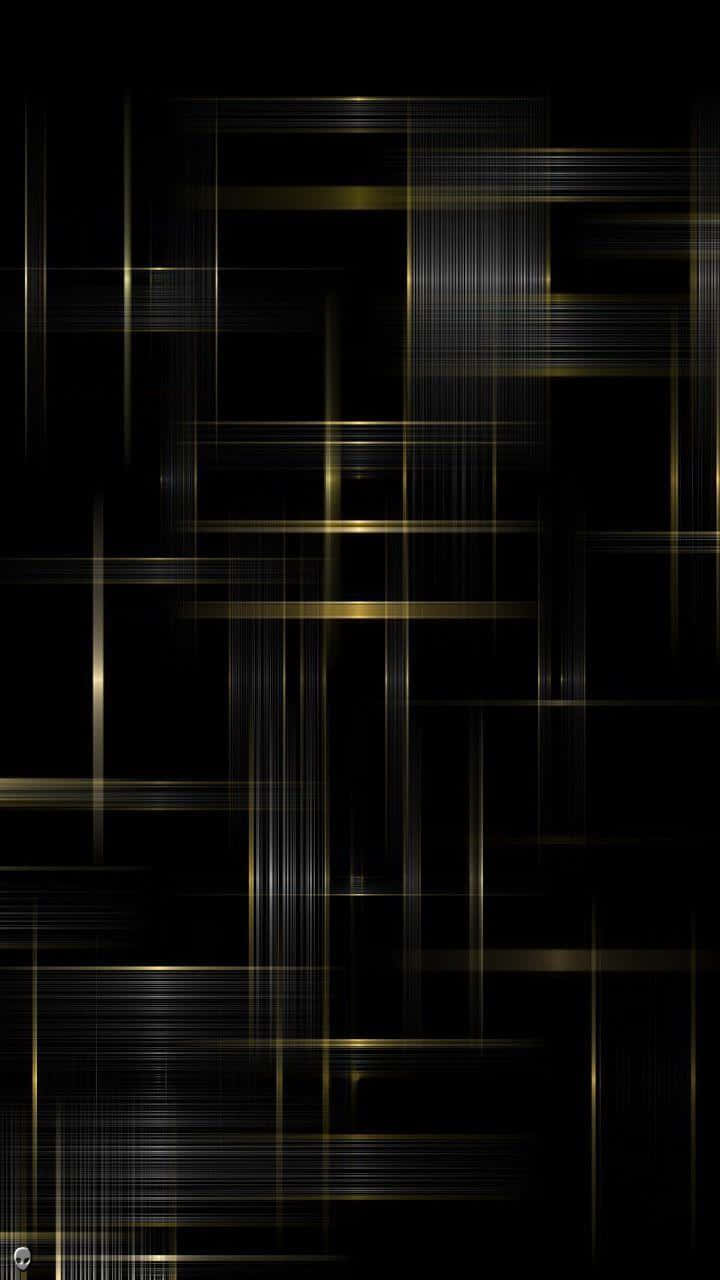 A Black And Gold Abstract Background Wallpaper