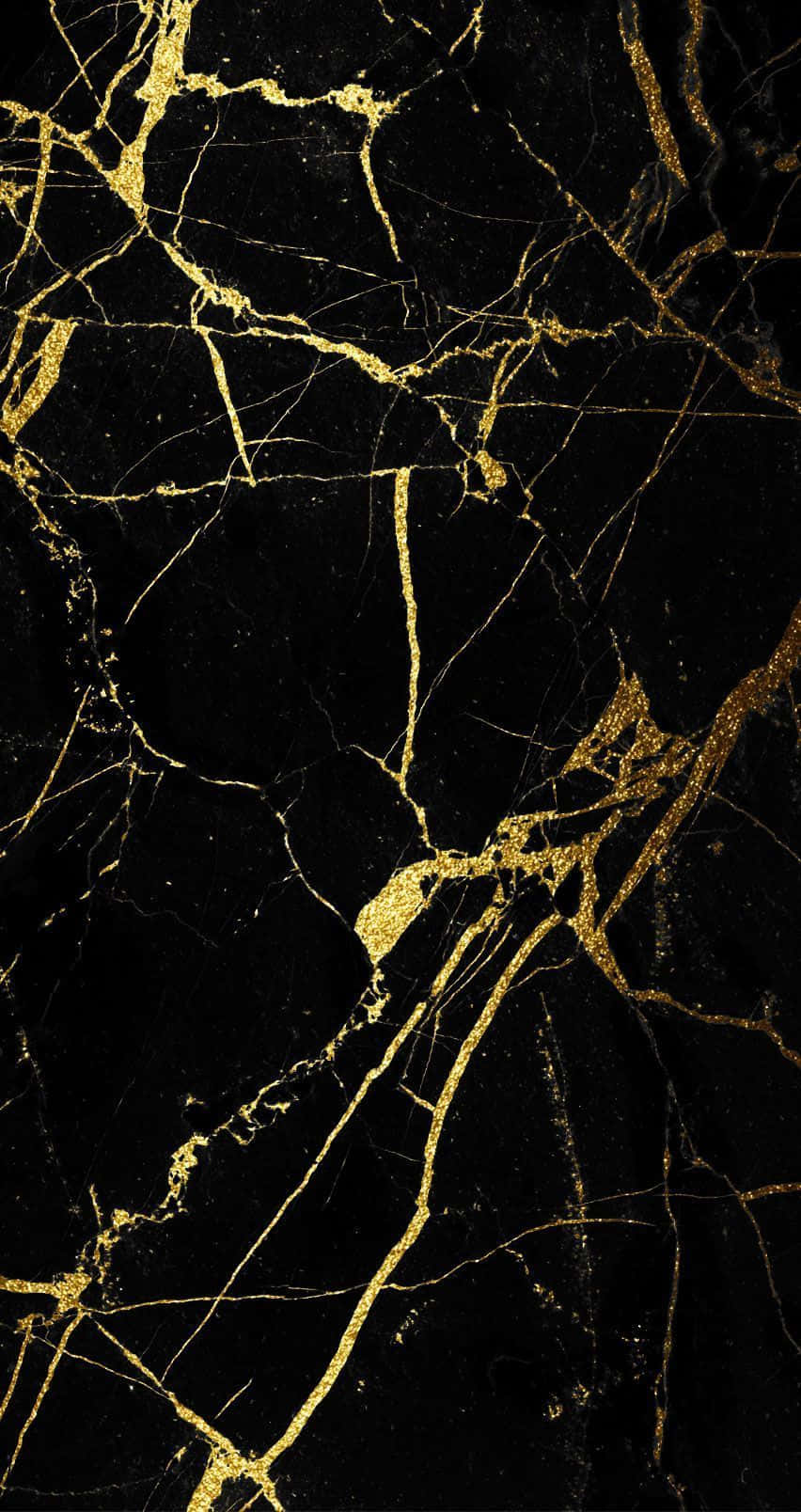 Experience the Opulence of Elegant Black and Gold Wallpaper