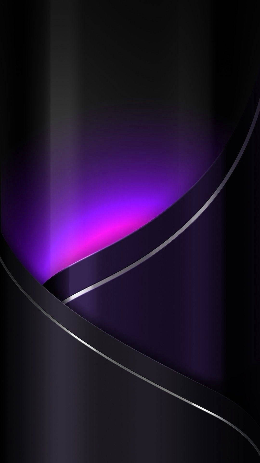 Elegant Black And Purple Phone Wallpaper